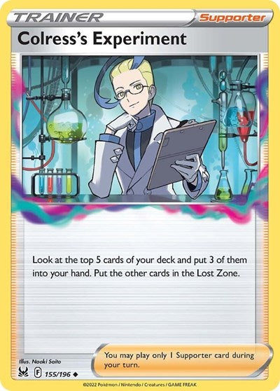 Colress's Experiment (SWSH11: Lost Origin) Light Play Reverse Holofoil