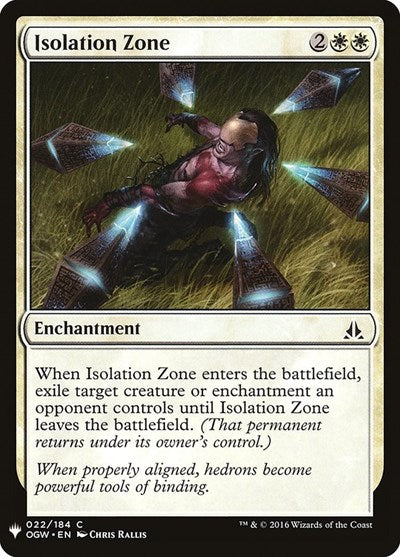 Isolation Zone (Mystery Booster) Light Play