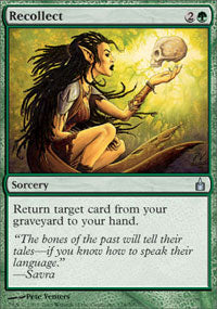 Recollect (Ravnica) Heavy Play Foil