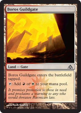 Boros Guildgate (Dragon's Maze) Light Play