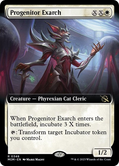 Progenitor Exarch (Extended Art) (March of the Machine) Light Play Foil