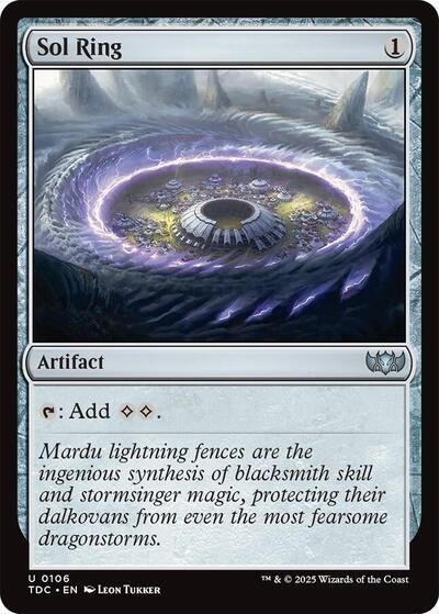 Sol Ring (Commander: Tarkir: Dragonstorm) Light Play