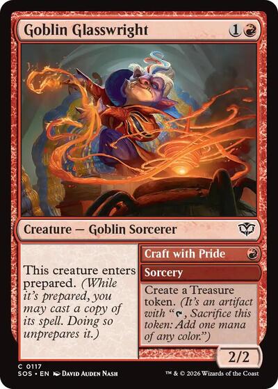 Goblin Glasswright (Secrets of Strixhaven) Light Play