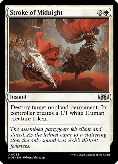 Stroke of Midnight (Wilds of Eldraine) Light Play