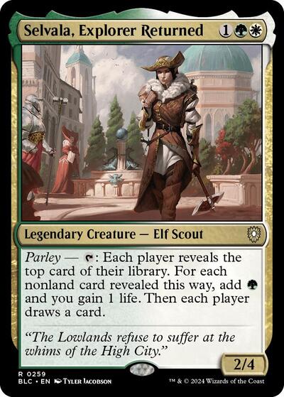 Selvala, Explorer Returned (Commander: Bloomburrow) Light Play
