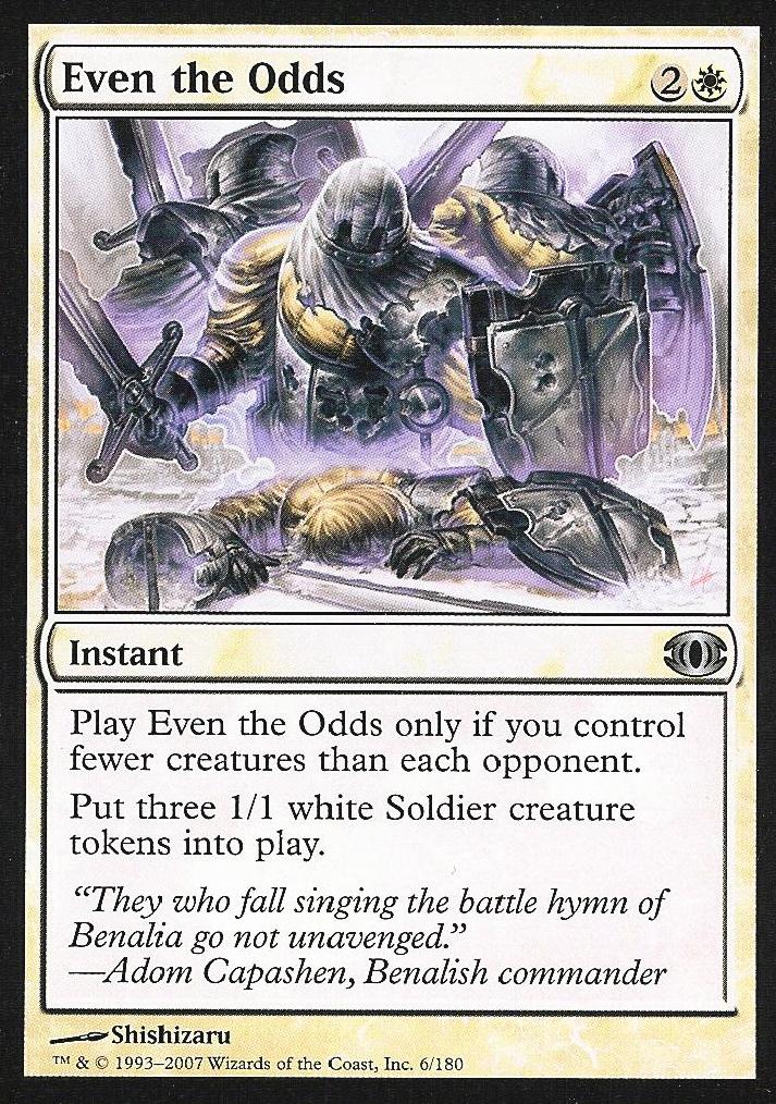 Even the Odds (Futuresight) Light Play