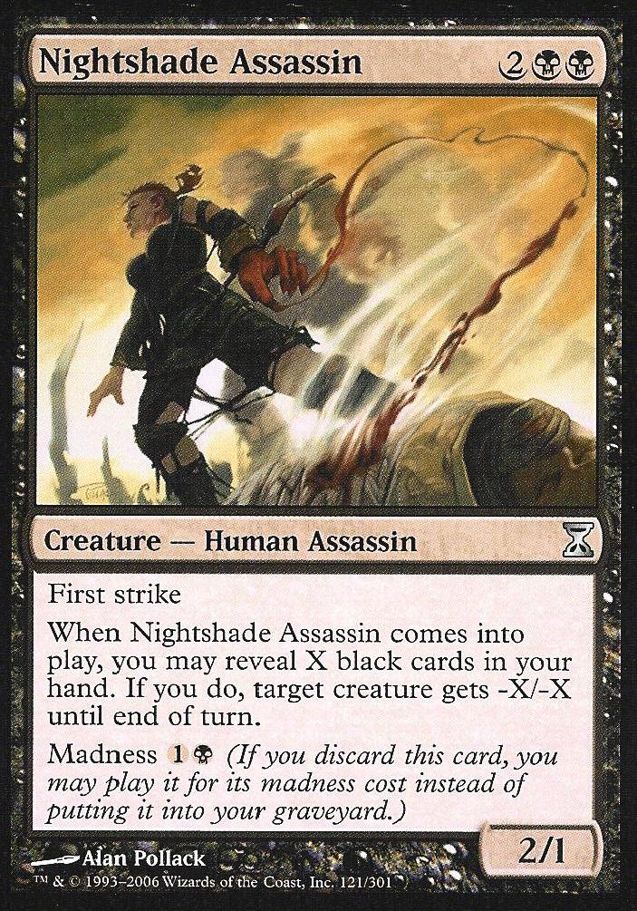 Nightshade Assassin (Time Spiral) Medium Play