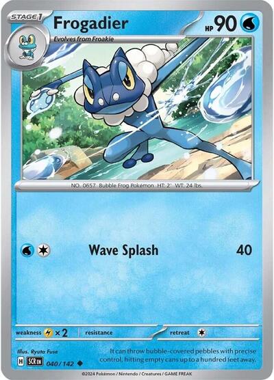 Frogadier (SV07: Stellar Crown) Light Play