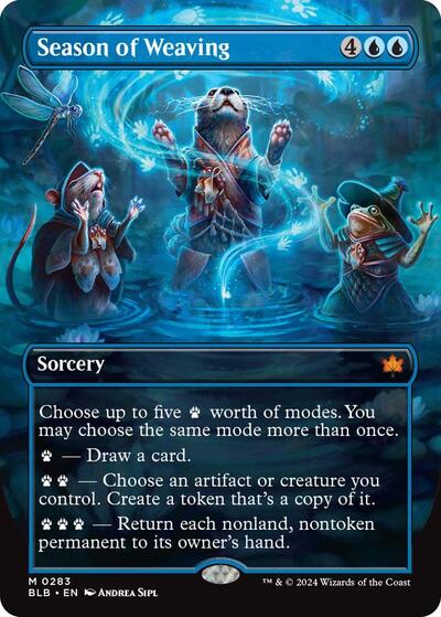Season of Weaving (Borderless) (Bloomburrow) Near Mint