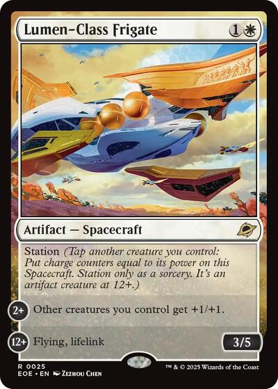 Lumen-Class Frigate (Edge of Eternities) Light Play