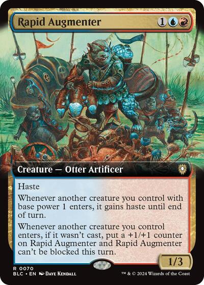Rapid Augmenter (Extended Art) (Commander: Bloomburrow) Light Play