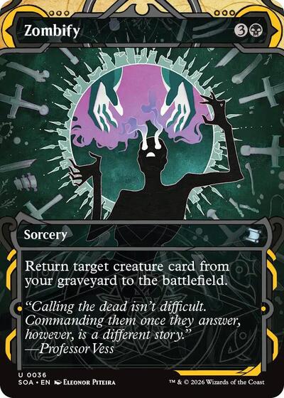 Zombify (Secrets of Strixhaven: Mystical Archive) Light Play
