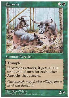 Aurochs (5th Edition) Light Play