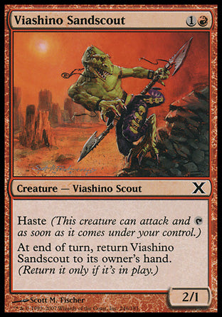 Viashino Sandscout (10th Edition) Light Play