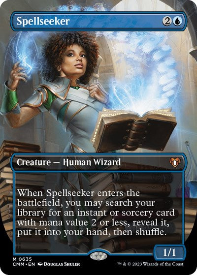 Spellseeker (Borderless) (Commander Masters) Light Play Foil