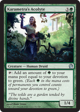 Karametra's Acolyte (Theros) Medium Play