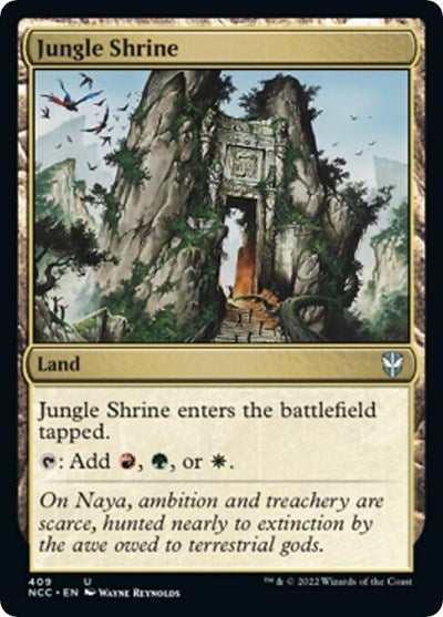 Jungle Shrine (Commander: Streets of New Capenna) Light Play