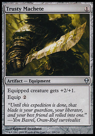 Trusty Machete (Zendikar) Medium Play