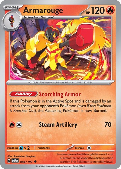 Armarouge (Scarlet and  Violet: Obsidian Flames) Light Play