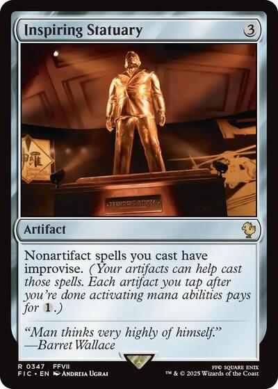 Inspiring Statuary (Commander: FINAL FANTASY) Light Play
