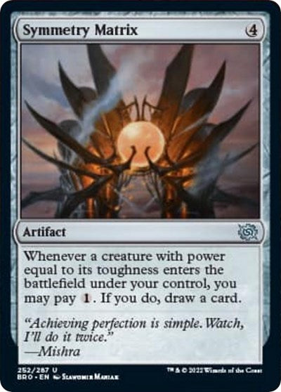 Symmetry Matrix (The Brothers' War) Damaged / Poor