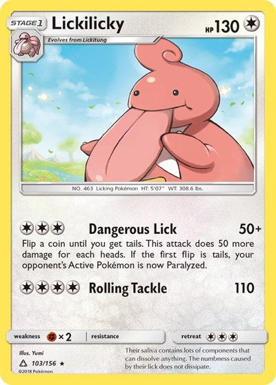 Lickilicky (SM - Ultra Prism) Medium Play