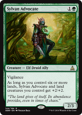 Sylvan Advocate (Oath of the Gatewatch) Heavy Play