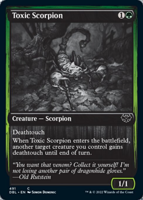 Toxic Scorpion (Innistrad: Double Feature) Light Play