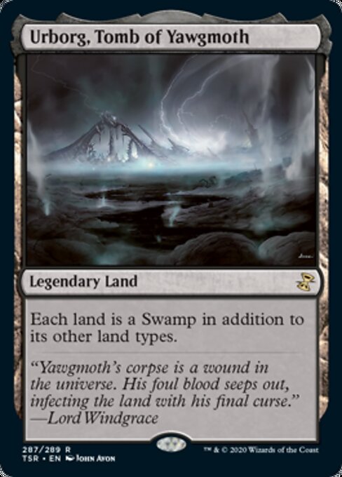 Urborg, Tomb of Yawgmoth (Time Spiral Remastered) Light Play
