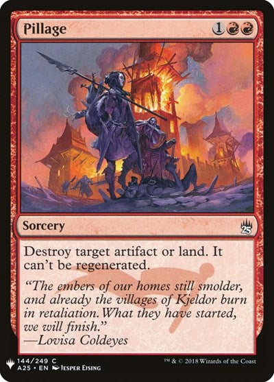 Pillage (Mystery Booster) Light Play