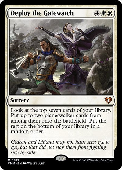 Deploy the Gatewatch (Commander Masters) Light Play
