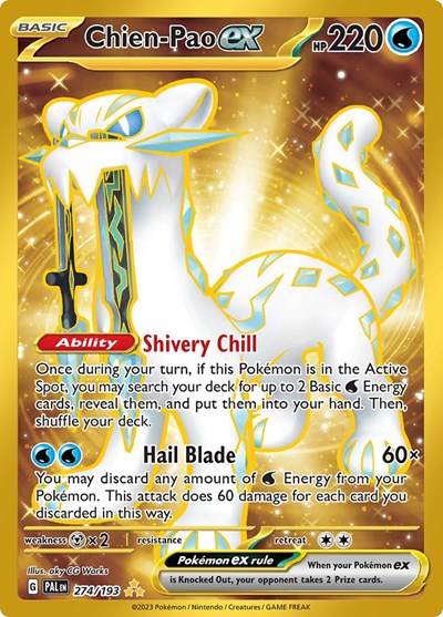 Chien-Pao ex - 274 (SV02: Paldea Evolved) Light Play Holofoil