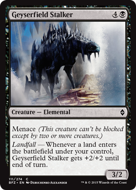 Geyserfield Stalker (Battle for Zendikar) Light Play