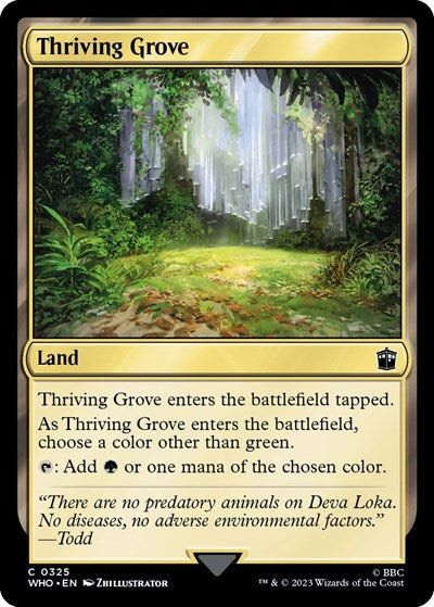 Thriving Grove (Universes Beyond: Doctor Who) Light Play