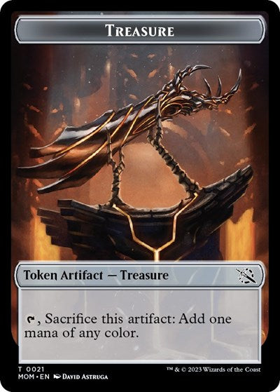 Treasure Token (0021) (March of the Machine) Light Play