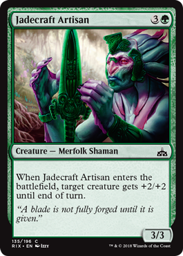 Jadecraft Artisan (Rivals of Ixalan) Light Play