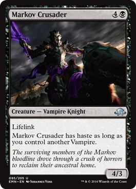 Markov Crusader (Eldritch Moon) Light Play Foil
