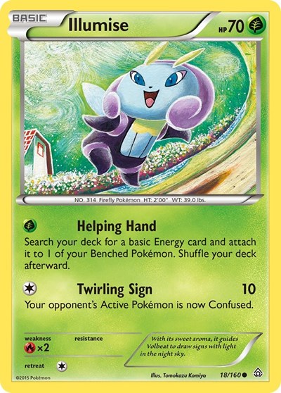 Illumise (XY - Primal Clash) Light Play