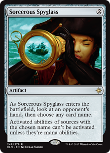 Sorcerous Spyglass (Ixalan) Light Play