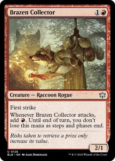 Brazen Collector (Bloomburrow) Light Play