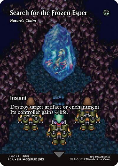 Search for the Frozen Esper - Nature's Claim (Showcase) (Universes Beyond: FINAL FANTASY: Through the Ages) Light Play