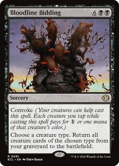 Bloodline Bidding (Lorwyn Eclipsed) Light Play
