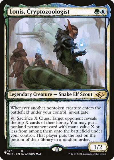 Lonis, Cryptozoologist (The List) Light Play