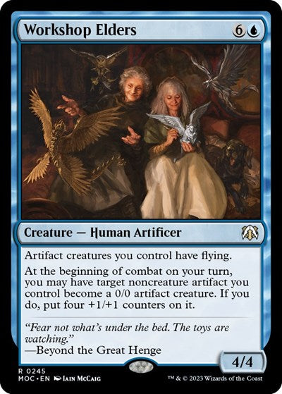 Workshop Elders (Commander: March of the Machine) Light Play