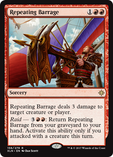 Repeating Barrage (Ixalan) Light Play