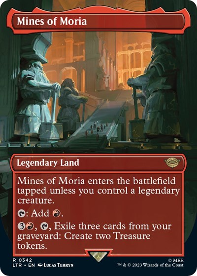 Mines of Moria (Borderless) (Universes Beyond: The Lord of the Rings: Tales of Middle-earth) Light Play