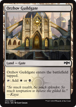 Orzhov Guildgate (Ravnica Allegiance) Light Play