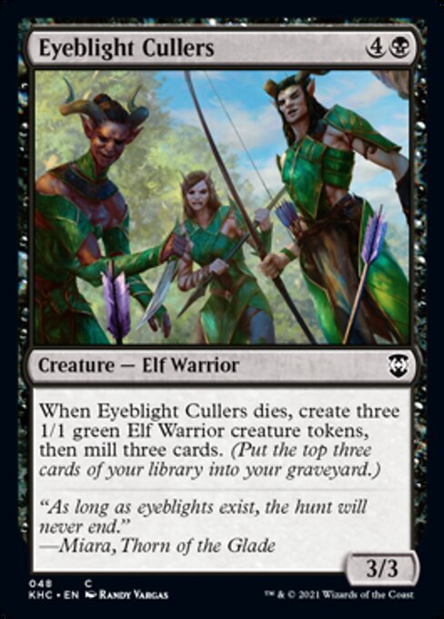 Eyeblight Cullers (Commander 2021 Kaldheim) Light Play