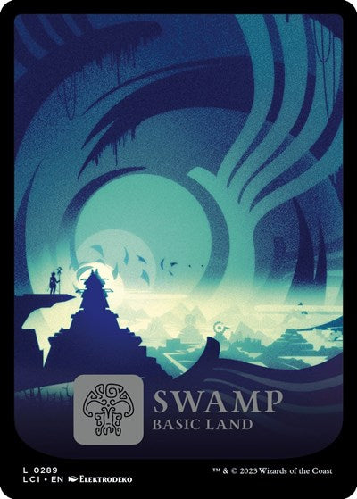 Swamp (0289) (The Lost Caverns of Ixalan) Light Play Foil
