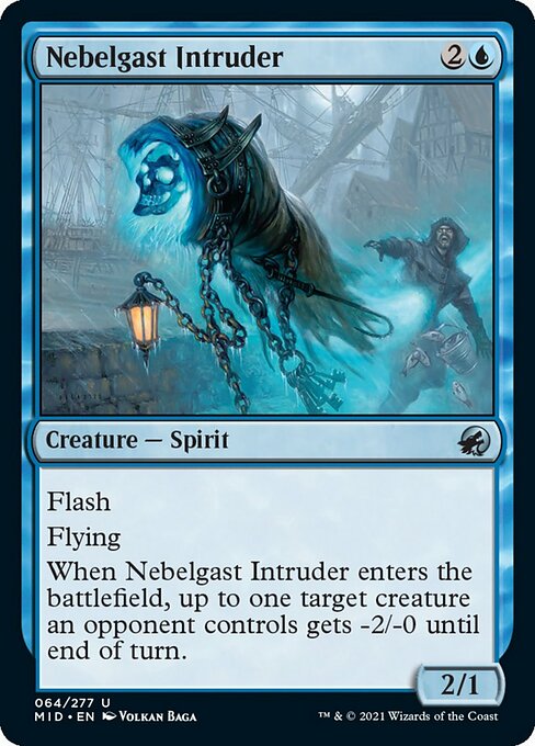 Nebelgast Intruder (Innistrad: Midnight Hunt) Light Play